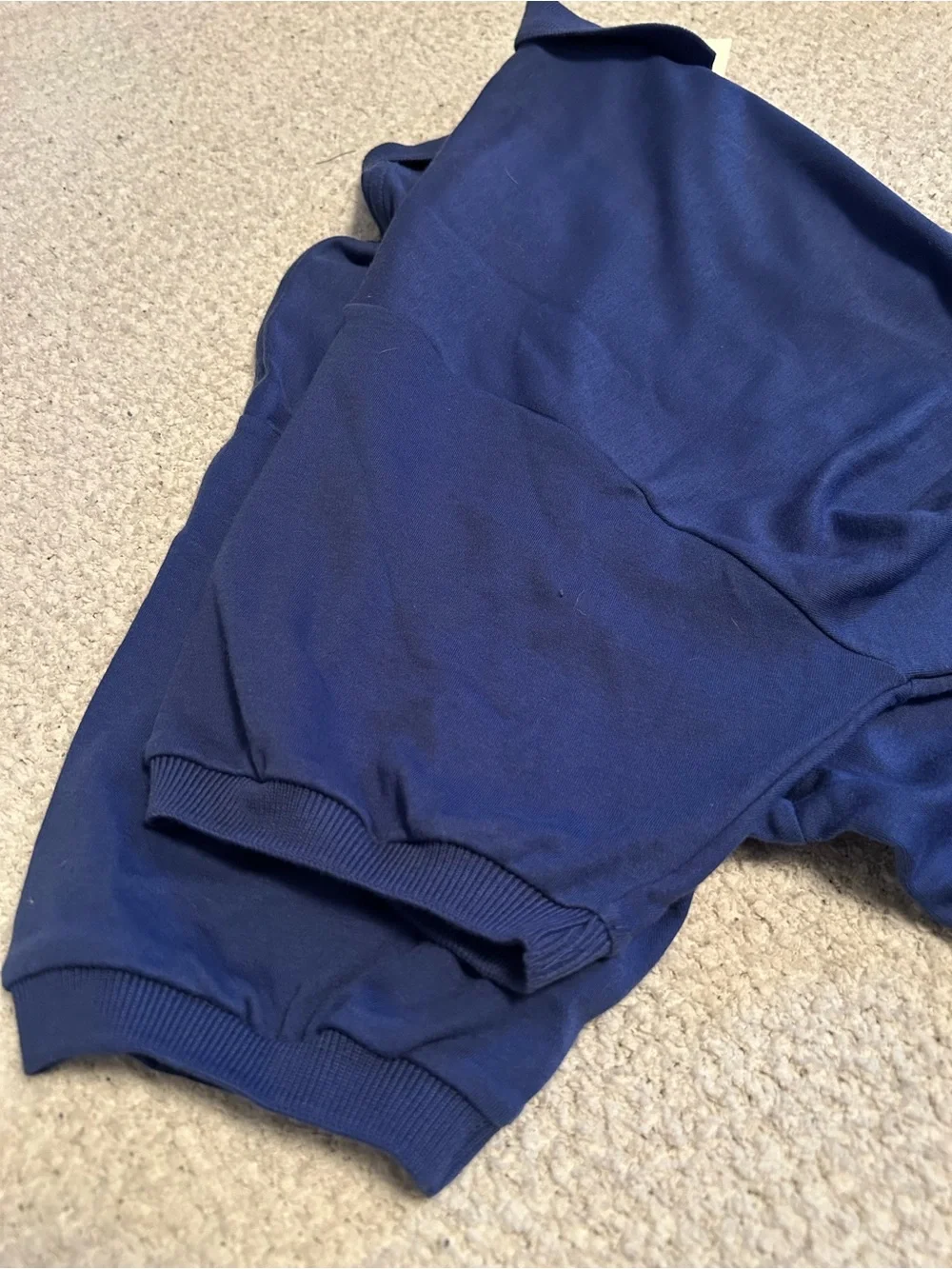 NWT Large vintage Polo Ralph Lauren blue polo tee Ralph Lauren crest embroidered